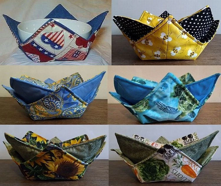 Buy-3-Get-1-FREE - Microwavable Bowl Holder - READ ORDERING DETAILS, 100% COTTON - Image 1 of 1