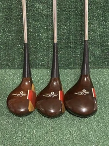 Vintage Canadian Stan Thompson Maple Driver 1,3,4 Wood Set Flex Steel RH. - Picture 1 of 12