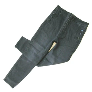 NWT J Brand Natasha in Vane Gray Sky High Crop Skinny Buttonfly Stretch Jeans 30 - Picture 1 of 6