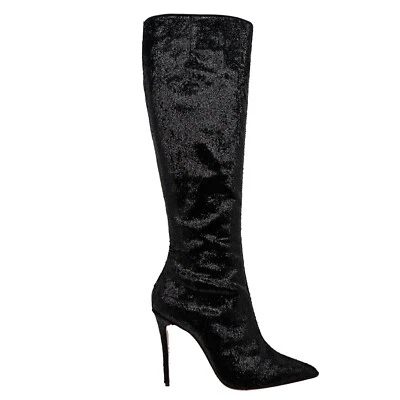 Christian Louboutin Kate Botta 100 Boots Velours Papillon Size 37 New - Image 1 of 4