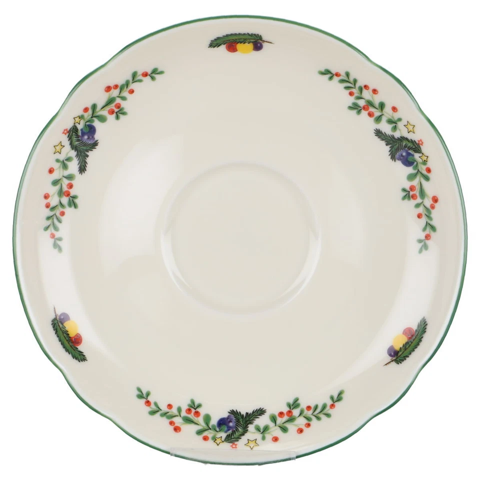 Platillo para café tipo I Seltmann Weiden Marie Luise decoración navideña Foto 1 de 1