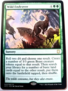 MAGIC THE GATHERING : 1x Wild Endeavor ... MTG Commander ... ENG - Imagen 1 de 1
