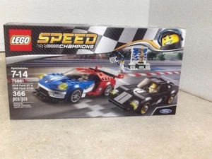 LEGO Speed Champions 75881 2016 Ford GT & 1966 FORD GT40 ~75881 Con 3 Minifigure - Foto 1 di 6