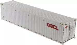 40' Dry Goods Sea Container - OOCL White (Transport Series) 1:50 Scale Model - - Picture 1 of 12