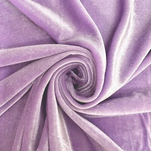 Light Purple Velvet Dress Fabric Plain Material 44/45" Width, Fabric 5 YARD - Picture 1 of 3