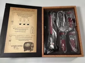 Vineyard Elite The Perfect Wine Opener Gift Set With Accessories Events Drinking - Picture 1 of 9
