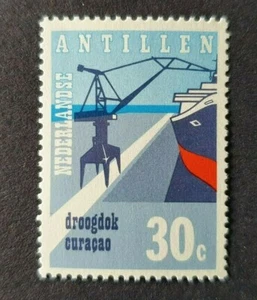 1972 NETHERLANDS ANTILLEN NEDERLAND DOCKYARD DROOGDOK CURACAO VF MNH - Picture 1 of 1