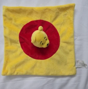 Winnie Pooh Bear Yellow Comforter Plush Security Blanket Baby Sleep Lovey Toy - Bild 1 von 4