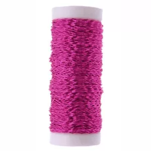 Bullion Draht 25g Rolle knirschend Floristik Rolle kirschrosa - Bild 1 von 1