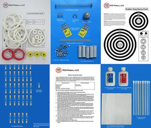 Williams Little Chief Pinball 1975 kit de puesta a punto de lujo - incluye kit de anillo de goma - Imagen 1 de 2