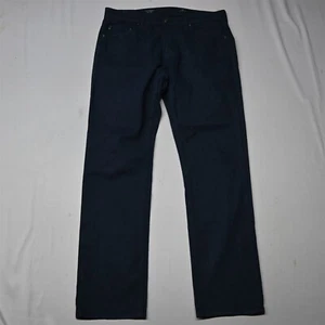 Adriano Goldschmied 33x32 Everett Slim Straight Blue Glenn Check Mens Jeans - Picture 1 of 9
