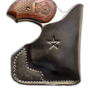Pocket holster for Bond Arms "Back Up" or any Bond with 2 1/2 barrel. Leather - Picture 1 of 4
