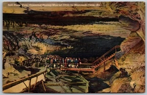 De colección Kentucky KY Salt Petre Cubas Mammoth Cave Parque Nacional Años 40 Ver Postal - Imagen 1 de 2