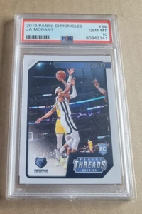2019-20 Panini Chronicles - Threads Ja Morant #84 (RC) Rookie PSA 10 - Bild 1 von 3