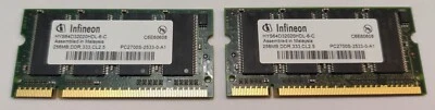 Infineon 256MB DDR 333 CL2.5 Memory HYS64D32020HDL-6-C (512 MB; 2x Modules) - Image 1 of 2
