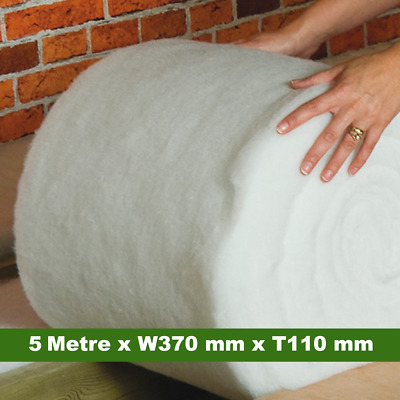 Itch Free Loft Insulation Roll (NEW SIZE) – 5 Metre X W370 Mm X T110 Mm • 17.99£