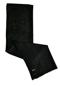 Nuevo Hugo Boss X Meissen cápsula lana gris seda abrigo bufanda conservación elefante - Imagen 1 de 12