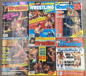 Collection Of Wrestling Magazines 1989-1990 Lot Of 15