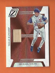 Donruss Zenith Z-Bats 2005 Michael Young Game Bat #ZB-90 Texas Rangers - Imagen 1 de 1