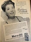 Rosemarie Lombardo, Mar-o-Oil Shampoo, Full Page Vintage Print Ad