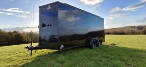16' Enclosed SOLAR POWERED Offgrid Self-Sufficient Trailer BASE MODEL - Picture 1 of 19