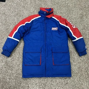 Vintage New York Giants Starter Jacket Mens Large NFL Winter Coat Oversize - Picture 1 of 13
