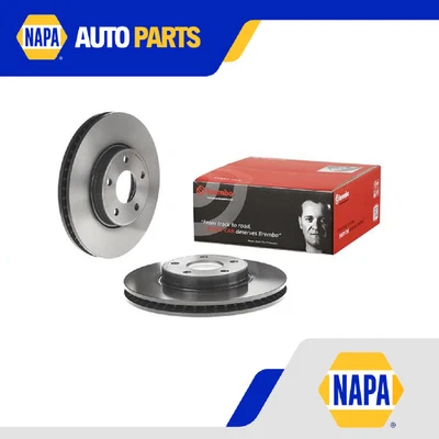 2x Brake Discs Pair Vented fits FORD FOCUS Mk4 1.5 Front 2018 on 282mm Set New - Image 1 of 4