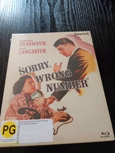 Sorry Wrong Number Imprint New Sealed Slipcase Blu Ray Mint Out Of Print Rare - Picture 1 of 2