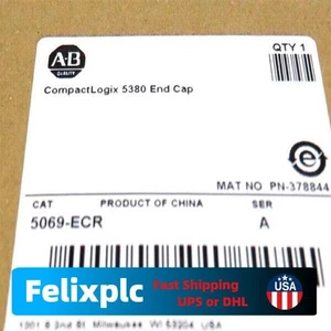 NEW Allen-Bradley 5069-ECR COMPACT LOGIX 5380 END CAP 5069ECR US Free Tax - Picture 1 of 6