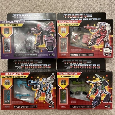 NUEVO EN CAJA - Transformers Reedición G1 Headmasters Juego de 4 - Onda 1 - Exclusivo de Walmart Foto 1 de 4