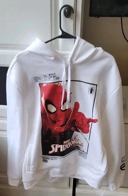 Marvel Ecko Unltd. Sudadera con Capucha Spider-Man Hero Ilimitada Blanca Para Hombre Spiderman Lg Nueva con Etiquetas Foto 1 de 4