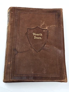 HENRIK IBSEN 1928 1 VOLUME Edition Rhe Works Soft Leather Bound Walter J. BLACK - Imagen 1 de 8