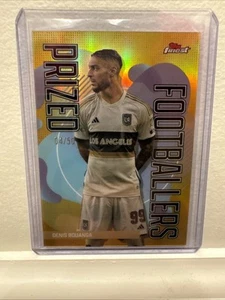 2024 Topps Finest MLS Prized Footballers Gold Refractor Denis Bouanga 04/50 - Picture 1 of 2
