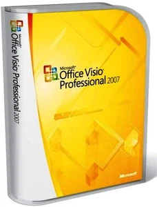 Microsoft Office Visio Professional 2007  Full Version w/ 5 Keys License 5 PCs - Picture 1 of 2