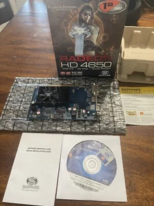 SAPPHIRE HD4650 1GB DDR2 PC GRAPHICS CARD - Picture 1 of 14