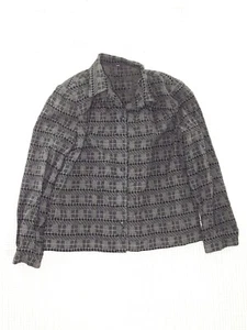 Camicia Donna Taglia M Medium Manica Lunga Vintage Sartoriale Spalline Imbottite - Imagen 1 de 9