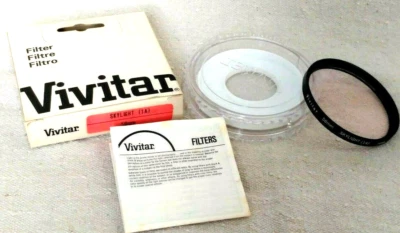 Vivitar Skylight 1A 58mm Filter with Case, Instructions, and Box, Made in Japan - Image 1 of 4