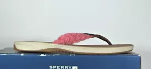 Sperry TuckerfishWashed rote Seil Sandalen Flip Flops Gr. 6 Damen - Bild 1 von 5
