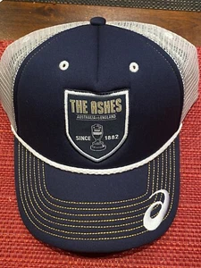 Asics Cricket Australia Ashes Hat OSFM Strapback Adult Aussie Trucker Cap NEW - Picture 1 of 10