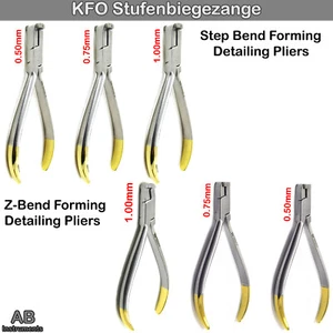 KFO Zange Step Bend Stufenbiegezange Z Bend Formung Draht Detailing Zange Dental - Bild 1 von 22