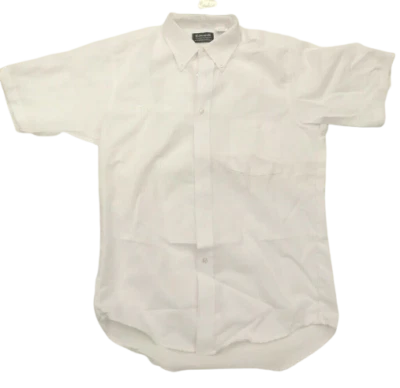 PEP мальчиков короткий рукав платье работы рубашка с логотипом; белый M, совершенно новый - Изображение 1 из 4