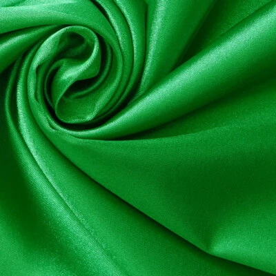 Brillante ELASTIZADO Casino SATINADO Tela 90/10 Poliéster Spandex 60" Ancho (7 COLORES) Foto 1 de 4