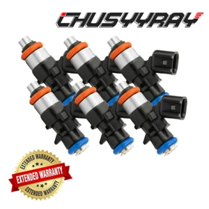 6 PCS New GENUINE MOPAR FUEL Injectors FOR WRANGLER Challenger 3.6L 5184085AC - Picture 1 of 10