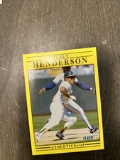 1991 Fleer - #10 Rickey Henderson