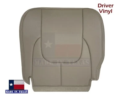 2002 2003 For Dodge Ram 1500 2500 ST Laramie Driver Bottom Seat Cover Taupe - Image 1 of 4