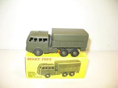 DINKY TOYS Camion Militare Berliet 6X6 Versione 2 Con Ref 80D, Jantes Piene S - Immagine 1 di 4