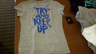 NIKE Girl's T-Shirts, Many sizes, colors & styles, Cotton or Blend,NWT - Image 1 of 3