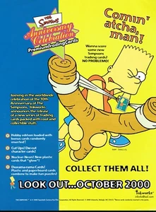 SIMPSONS 10TH ANNIVERSARY TRADING CARDS SELL SHEET - Bild 1 von 1