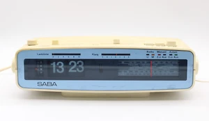 Saba Klappzahlen Radiowecker Radio Wecker automatic Vintage alt - Bild 1 von 7