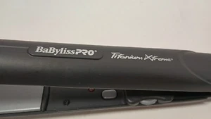 Babyliss Pro Titanium Extreme 1 Flat Iron Hair Straightener Black BTXDB955 Teste - Picture 1 of 8